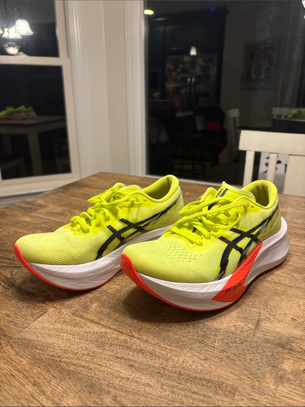 Asics Magic Speed 4 Neon Yellow Running Shoes